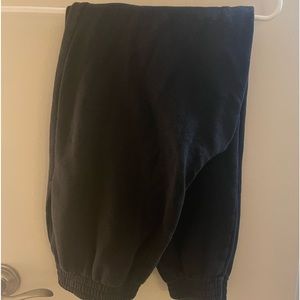 Black pink sweatpants